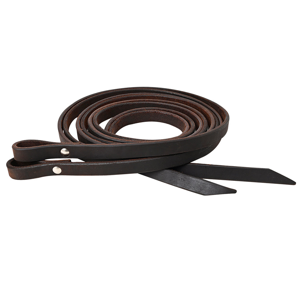 HILASON Western Genuine Leather Horse Split Reins | Riding-Reins Reining-Reins Heavy-Duty-Rein