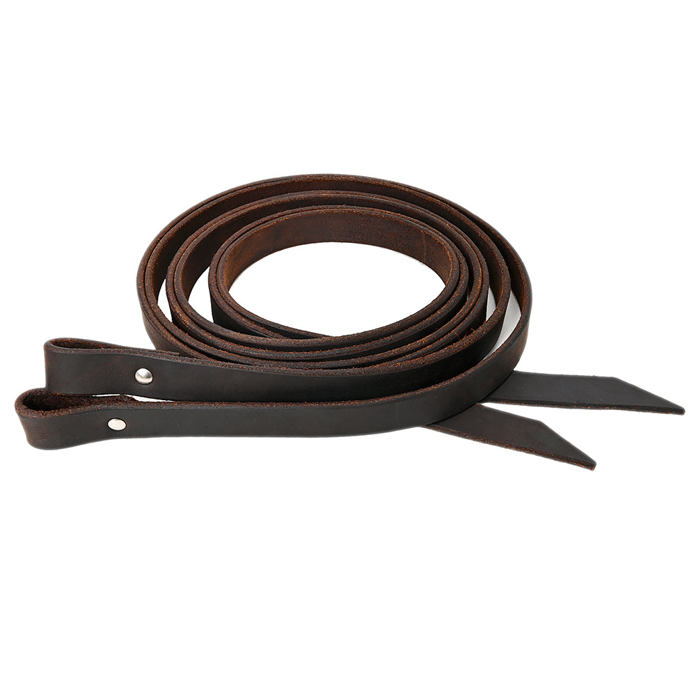 HILASON Western Genuine Leather Horse Split Reins | Riding-Reins Reining-Reins Heavy-Duty-Rein