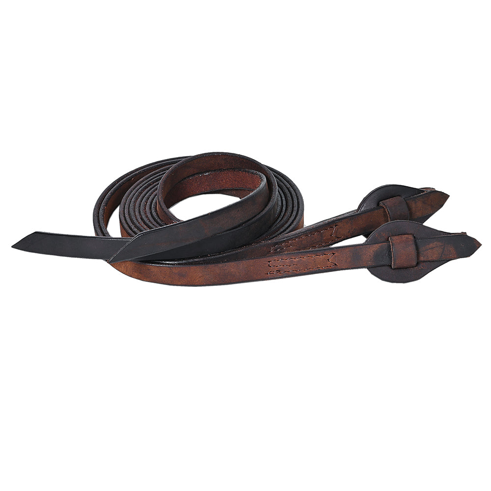 HILASON Western Genuine Leather Horse Split Reins | Riding-Reins Reining-Reins Heavy-Duty-Rein
