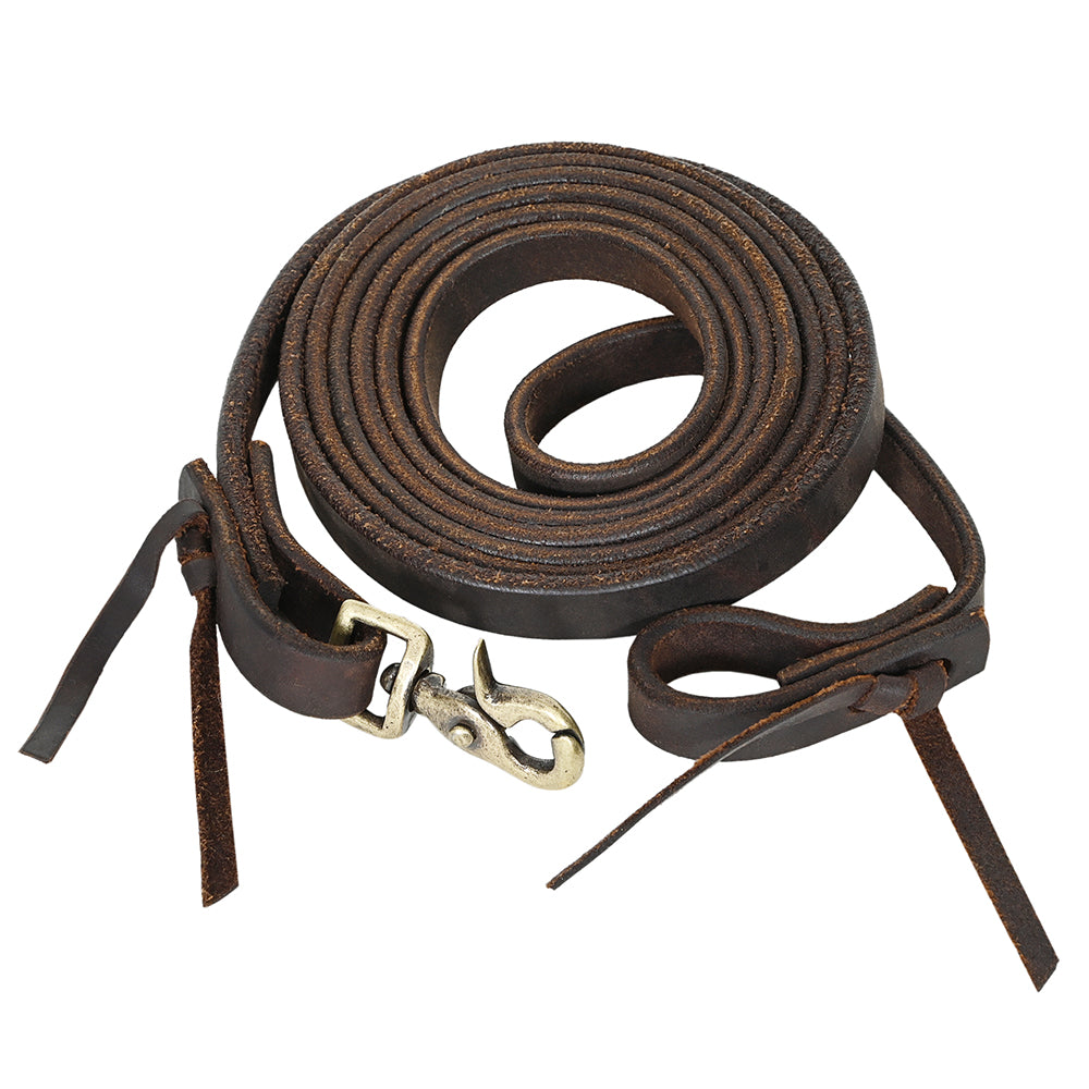 HILASON Western Genuine Leather Horse Split Reins | Riding-Reins Reining-Reins Heavy-Duty-Rein