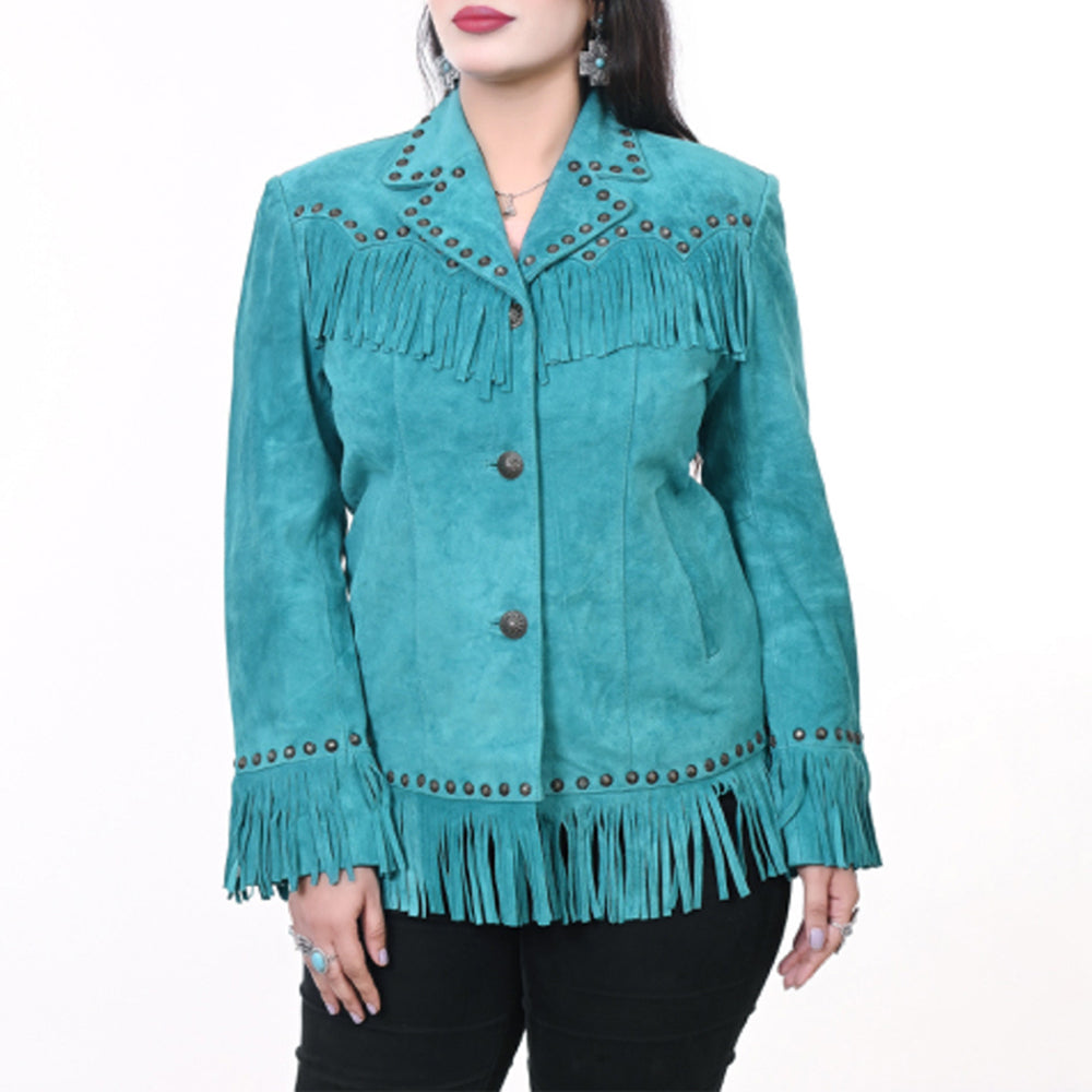 American Darling Genuine Vintage leather Women Blazer dress Shirt jacket ladies Girl| | for