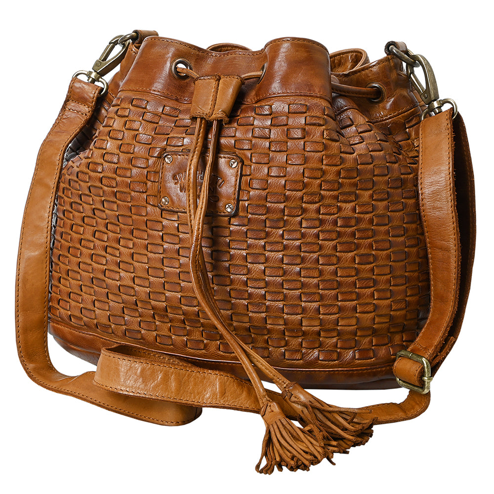 SWL105 Bucket Genuine Leather women bag western