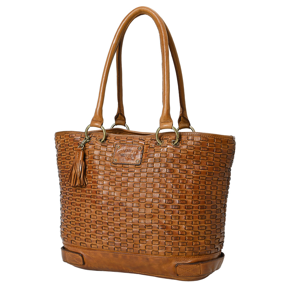 SWL114 Tote Genuine Leather women bag western