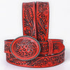 American Darling Beautifully hand tooled Genuine Leather Belt Men and Women