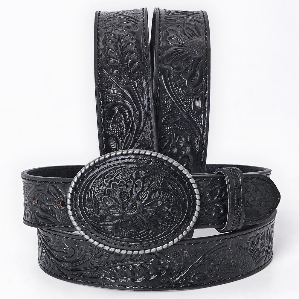 American Darling Belt Beautifully Hand Tooled Leather Unisex | Western Handcrafted