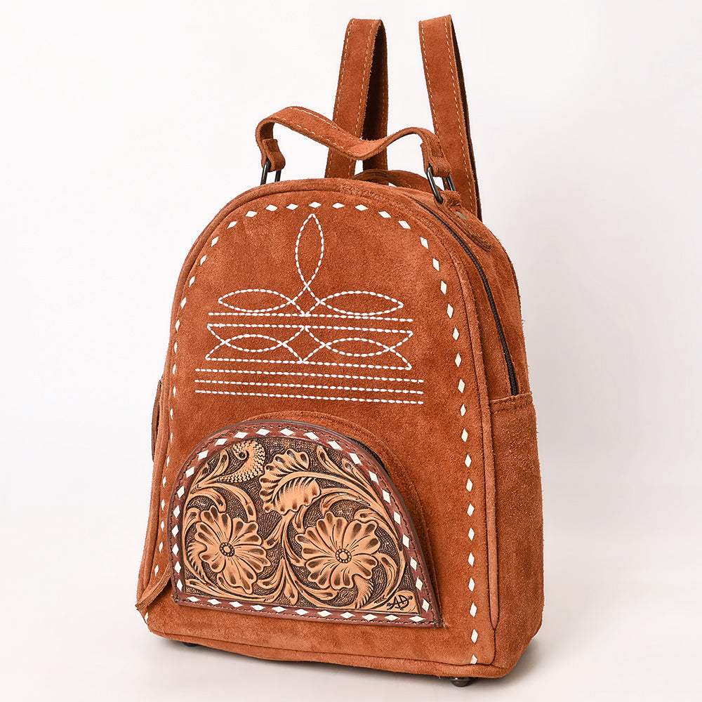 American Darling Backpack Hand Tooled Genuine Leather Women's Bag Western Handbag Purse | for Women Cute