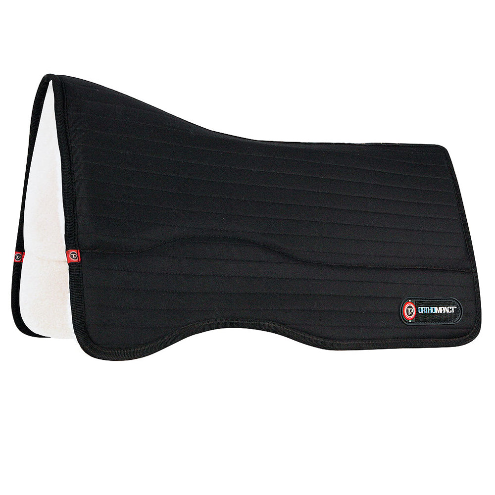 Toklat Western Horse T3 Matrix Performance ORTHO WoolBack Saddle Pad Black