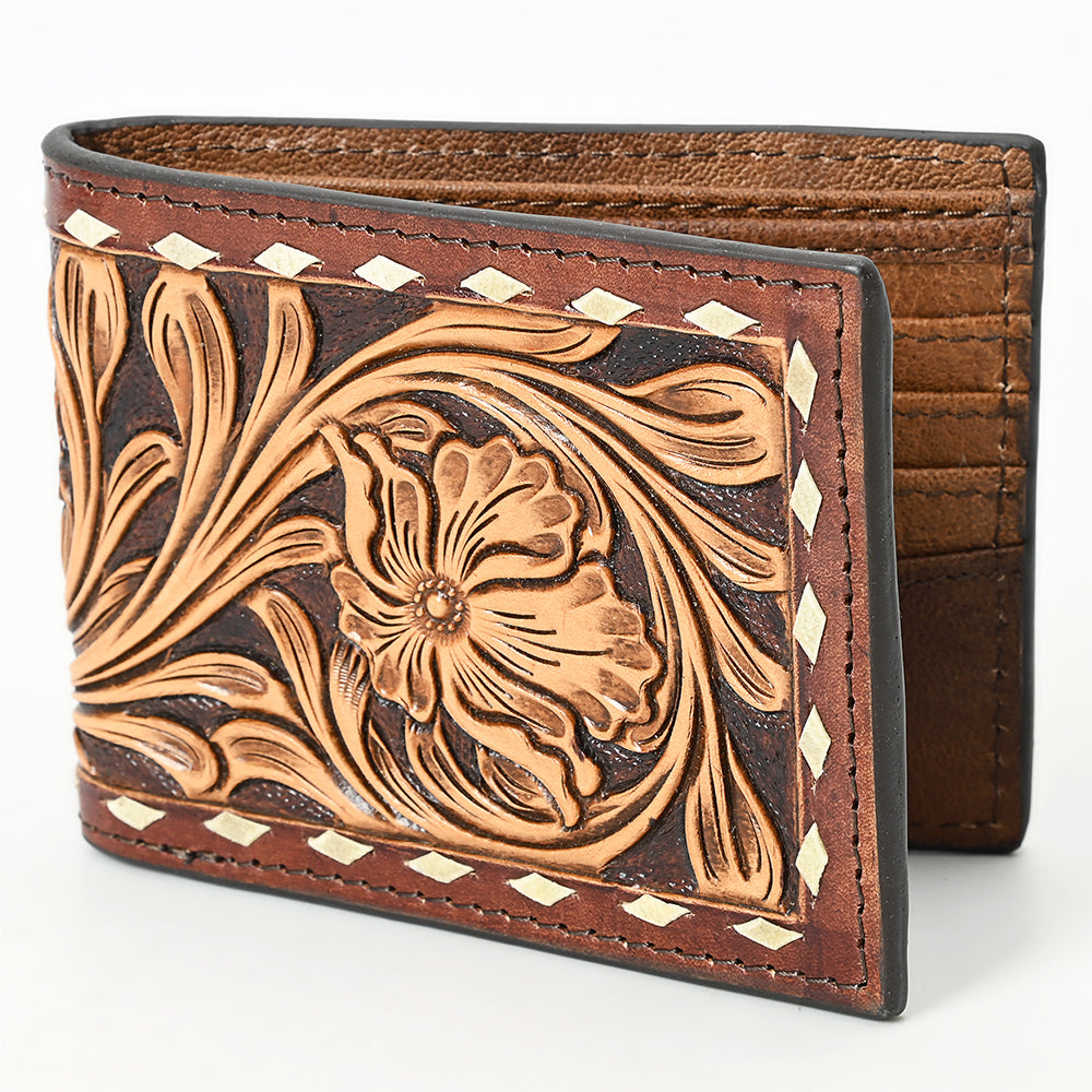 American Darling Wristlet Beautifully Hand Tooled Genuine Leather Women Bag Western Handbag Purse