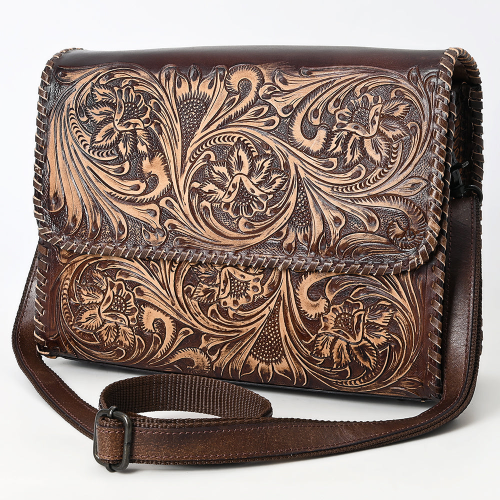 American Darling Wallet Beautifully Hand Tooled Genuine Leather Women Bag Western Handbag Purse | Handbags