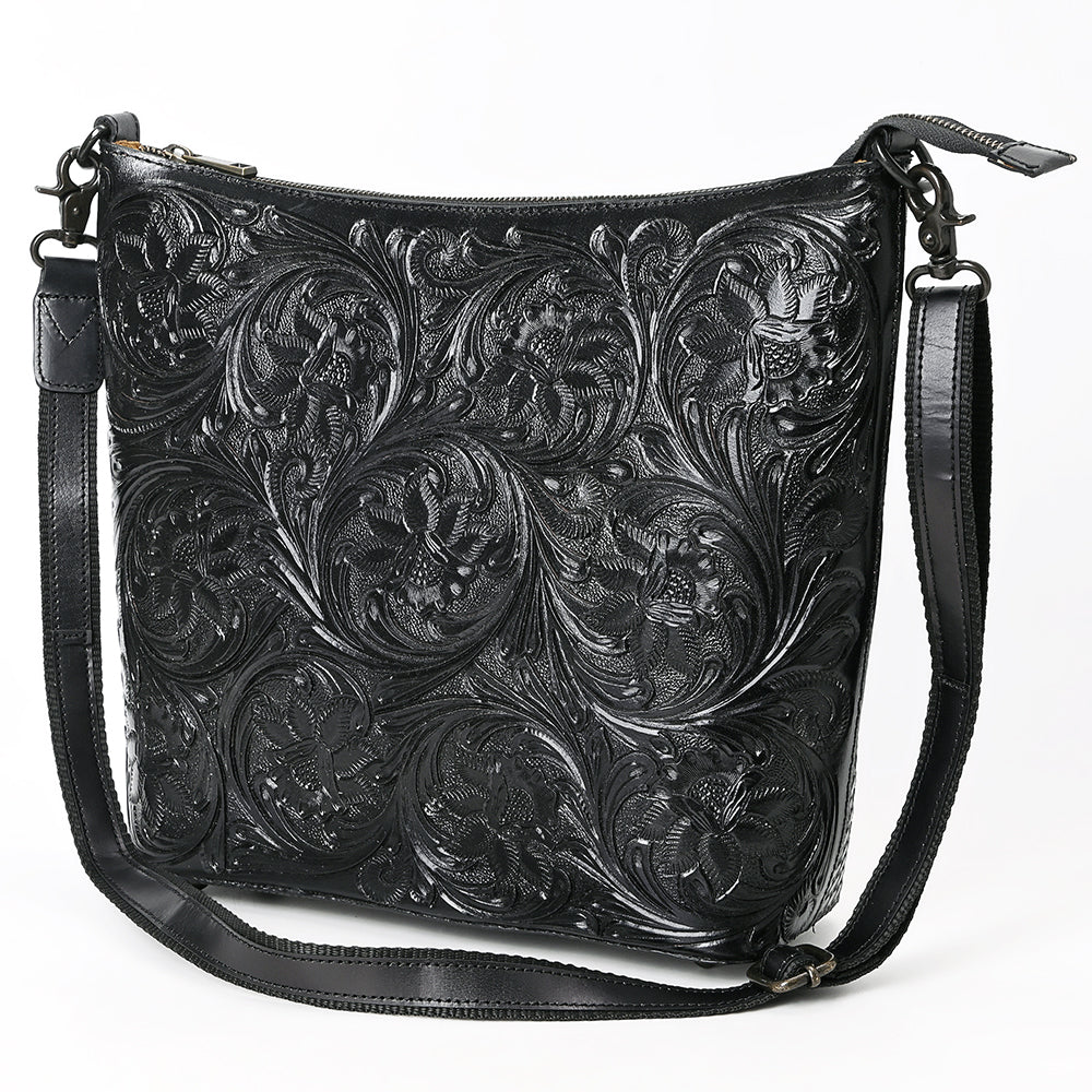 American Darling Large Crossbody Hand Tooled Genuine Leather Women Bag Western Handbag Purse