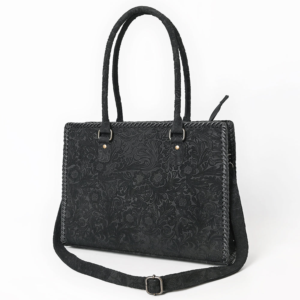 American Darling Western Leather Tote Bag – Premium Handcrafted Genuine Damascus Leather, Spacious & Durable Everyday Carry