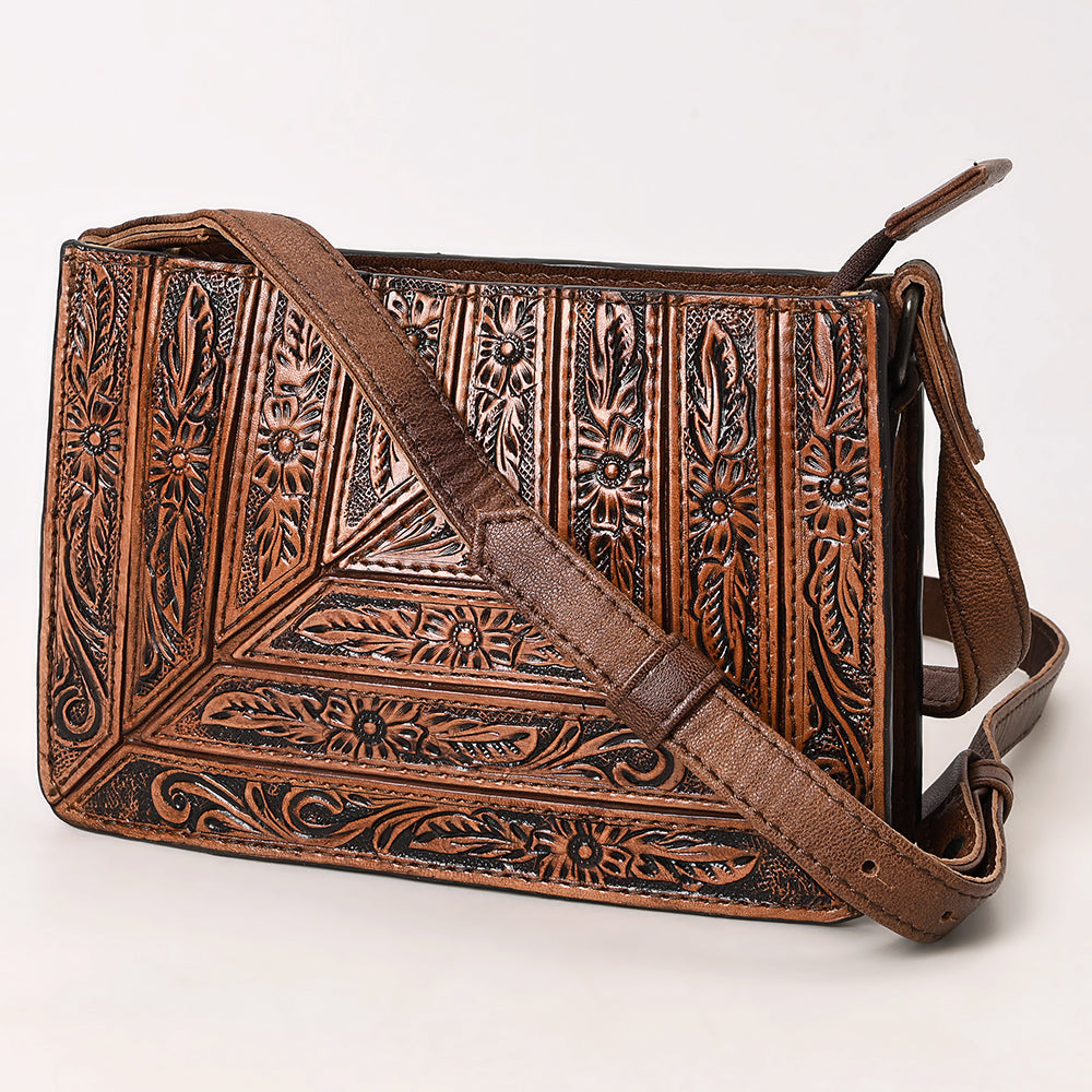 American Darling Crossbody Hand Tooled Genuine Western Leather Women Bag| Handcrafted Bag