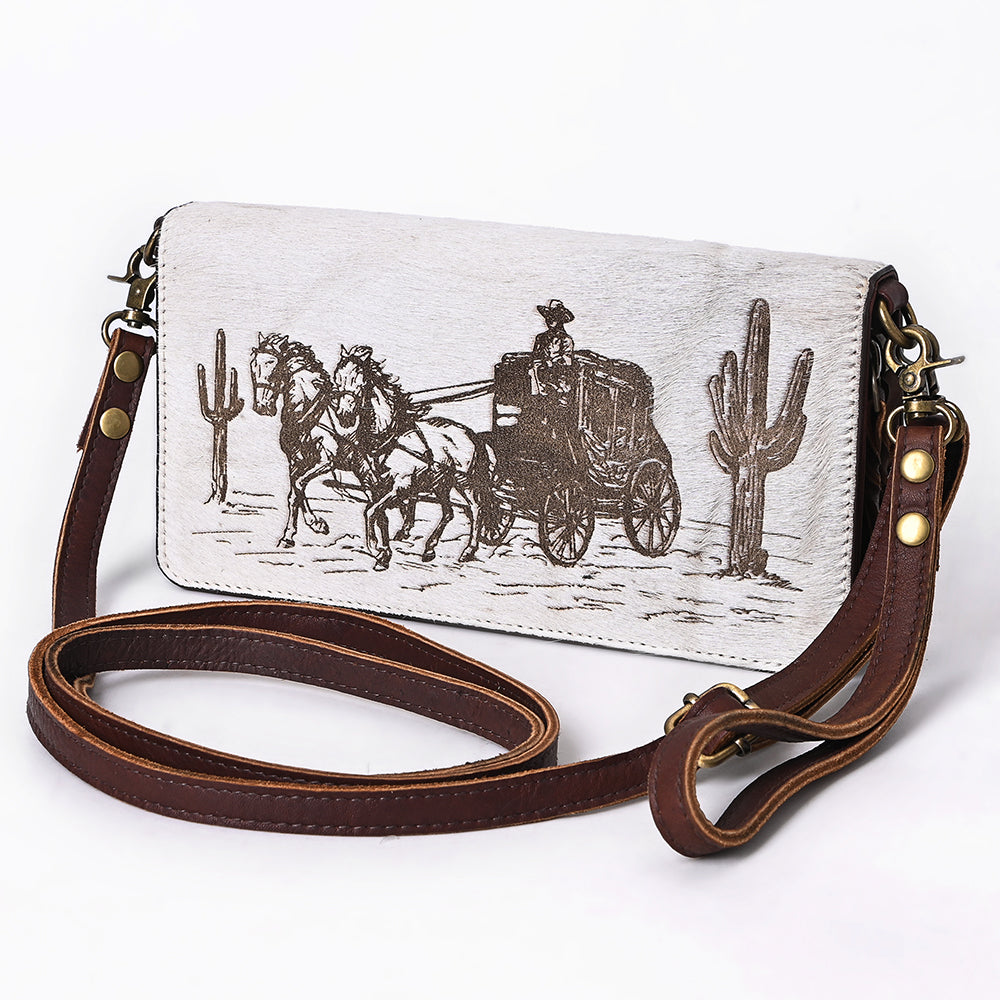 American Darling Wallet Hand Tooled Genuine Leather Western Women Bag | Handbag Purse Wristlet Travel Clutch