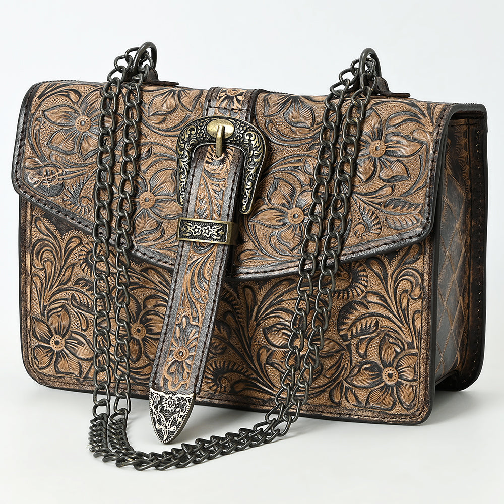 American Darling Small Crossbody Beautifully Hand Tooled Genuine Leather Women bag Western handbag purse | for Cute