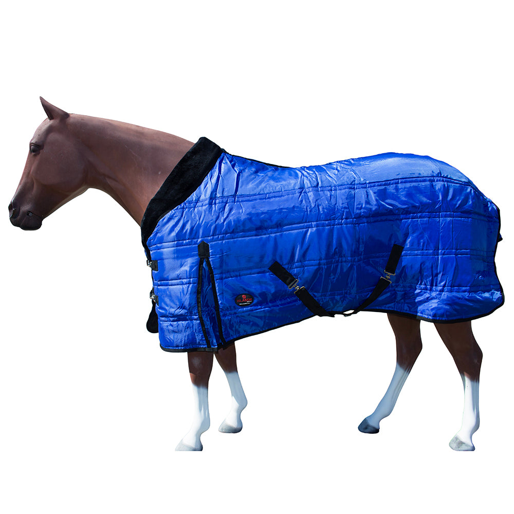 HILASON Western Horse Stable Blanket Quilted | Blankets for Winter Water Resistant Horses Wine