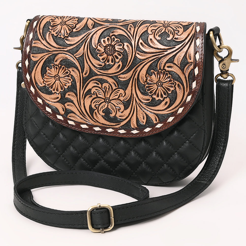 American Darling Crossbody Hand-Curved Genuine Leather Women Bag Western Handbag Purse | for Cute