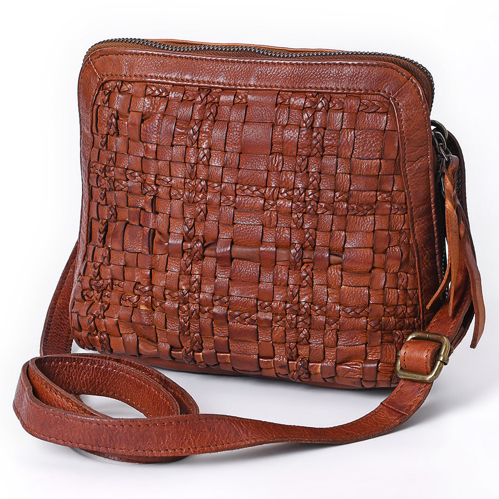 Spaghetti Western Crossbody Genuine Leather women bag handbag purse