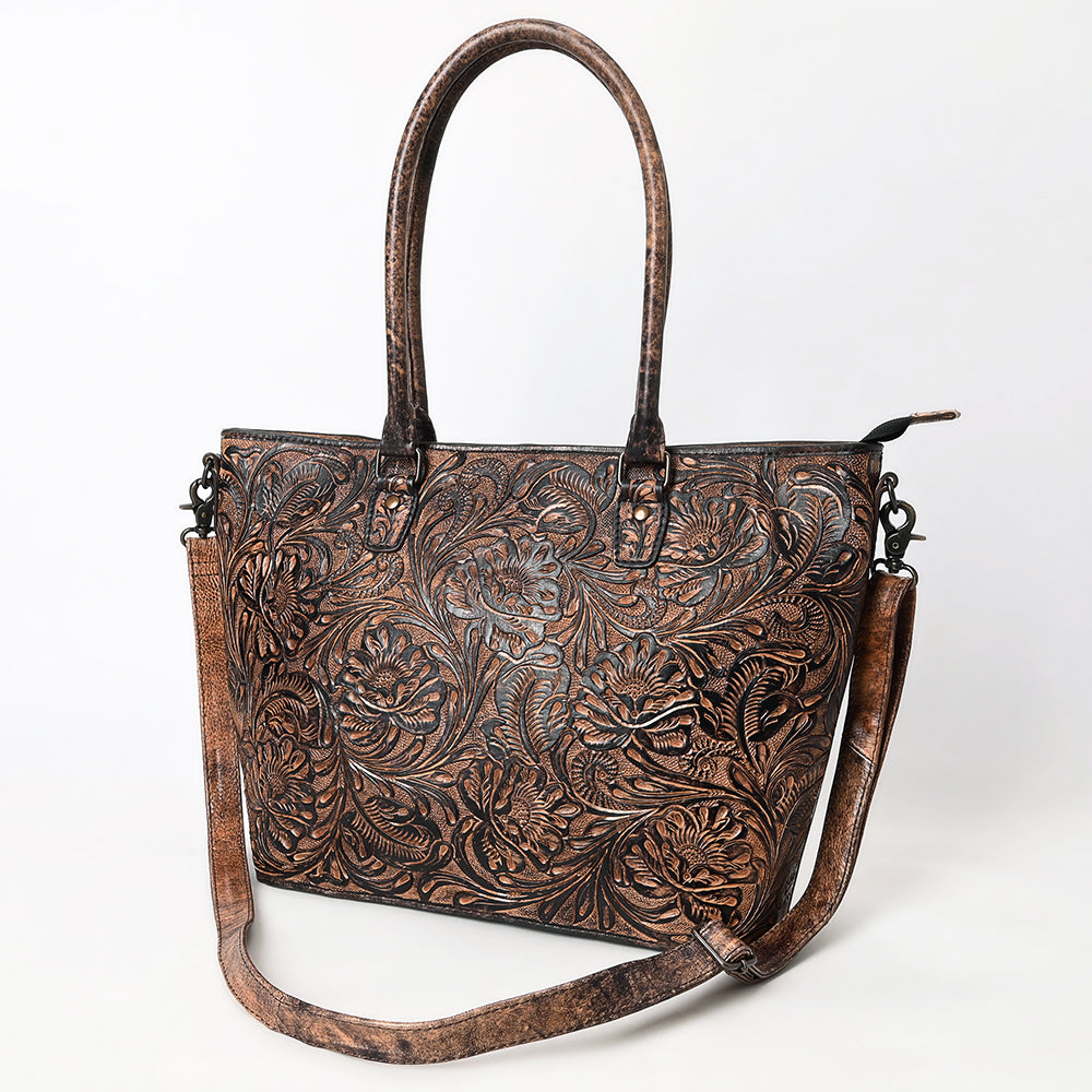 American Darling Tote Hand Tooled Genuine Western Leather Women Bag | Travel Bags College Casual