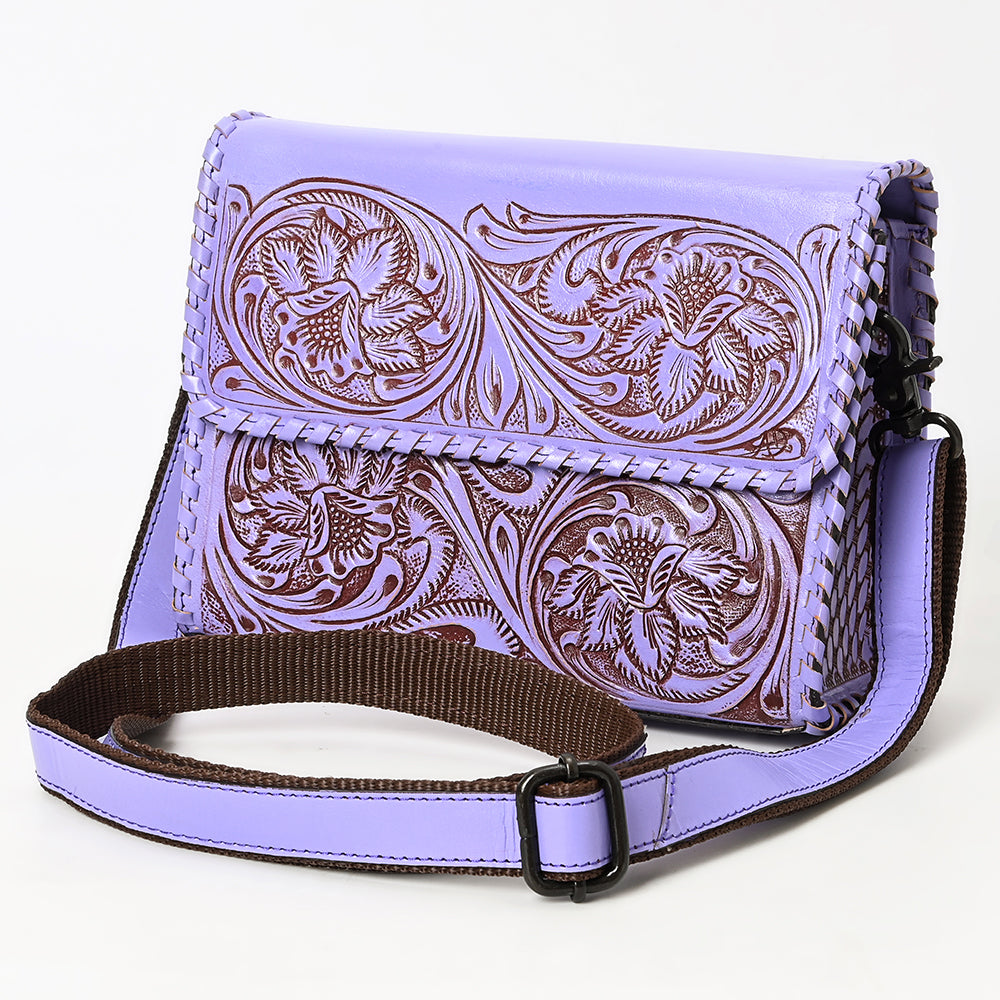 American Darling Crossbody Beautifully Hand Tooled Genuine Leather Western Women Bag Handbag Purse