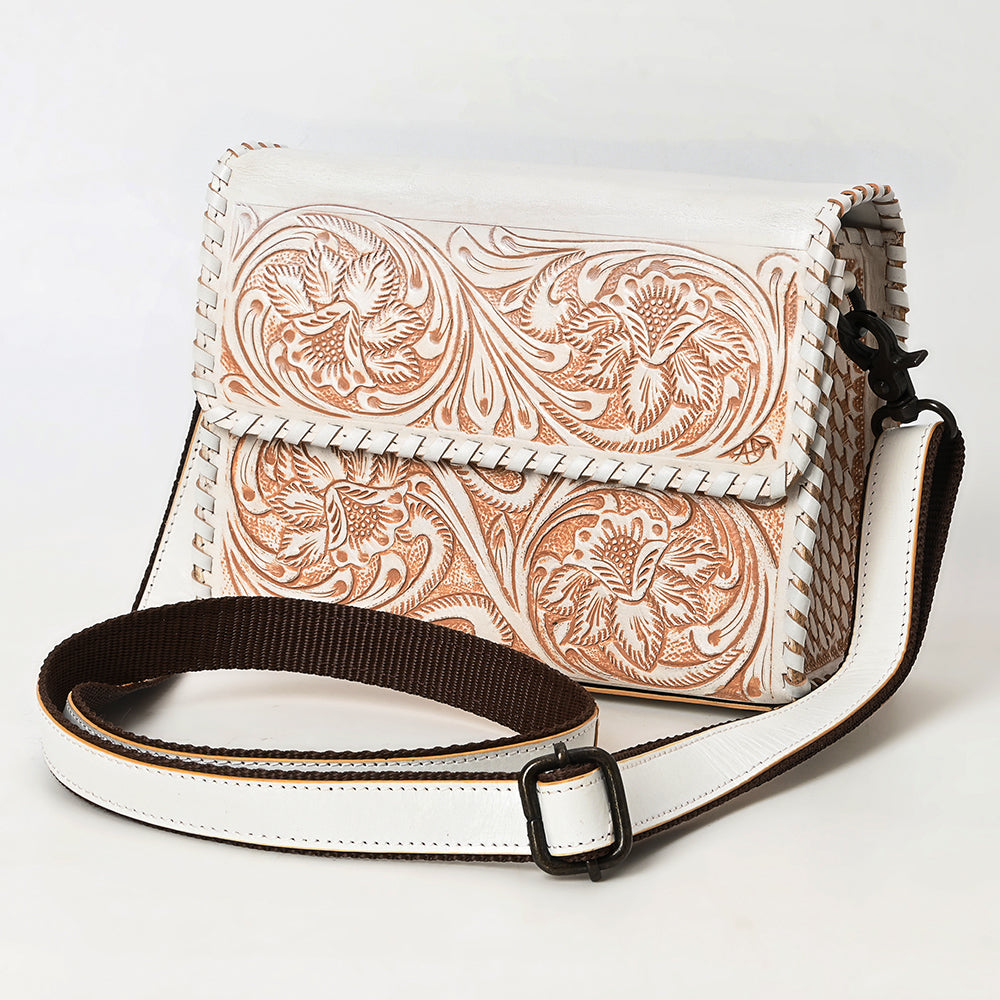 American Darling Crossbody Beautifully Hand Tooled Genuine Leather Western Women Bag Handbag Purse