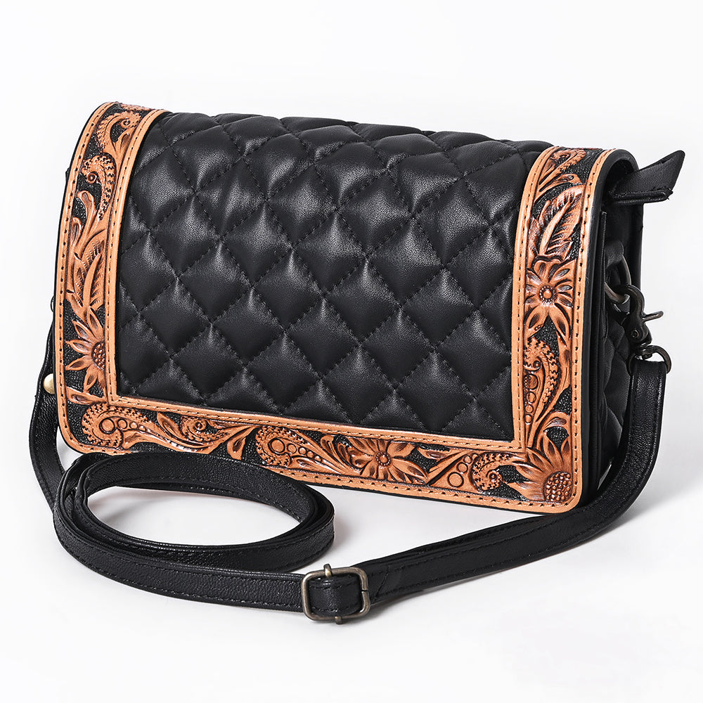 American Darling Organiser Hand Tooled Genuine Leather Women Bag Western Handbag Purse | Organizer for