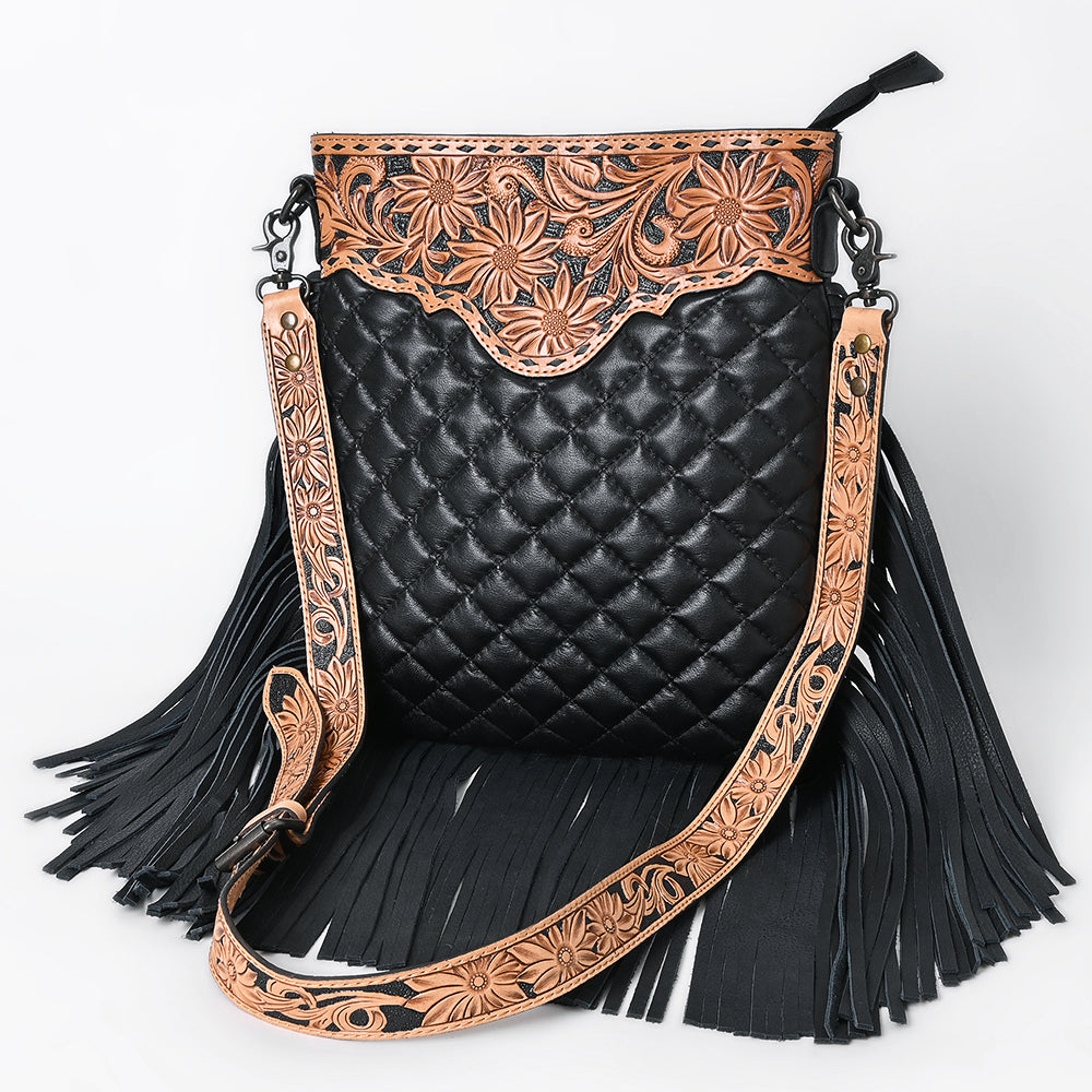American Darling Crossbody Bucket Hand Tooled Genuine Western Leather Women Bag
