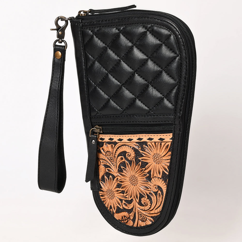 American Darling Gun Case Hair on Hand Tooled Genuine Leather Western Cases | Women Shotgun
