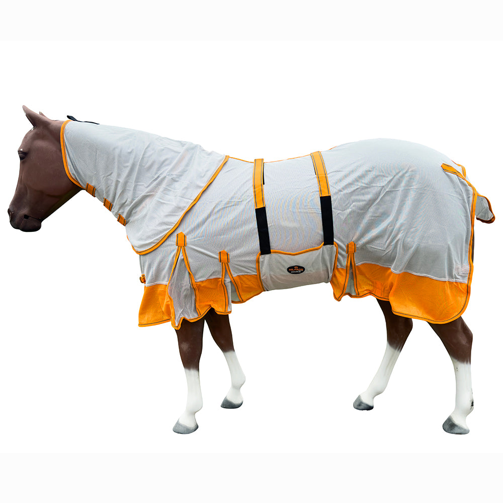HILASON Horse Fly Sheet - Summer Spring UV Protection Mesh Bug Mosquito FlySheet for Horses | Fly-Sheet