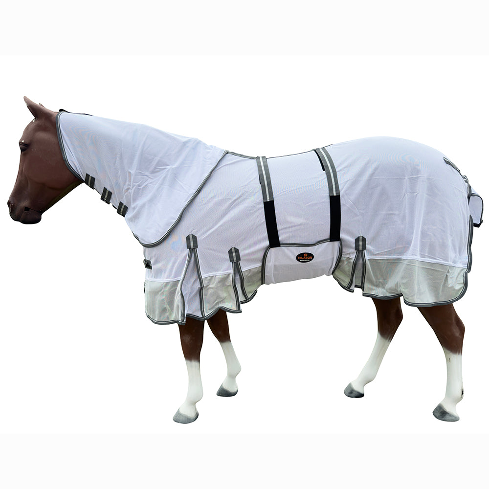 HILASON Horse Fly Sheet - Summer Spring UV Protection Mesh Bug Mosquito FlySheet for Horses | Fly-Sheet