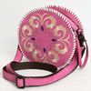 American Darling Canteen Genuine Suede Leather Women Bag Western Handbag Purse