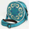 American Darling Canteen Genuine Suede Leather Women Bag Western Handbag Purse