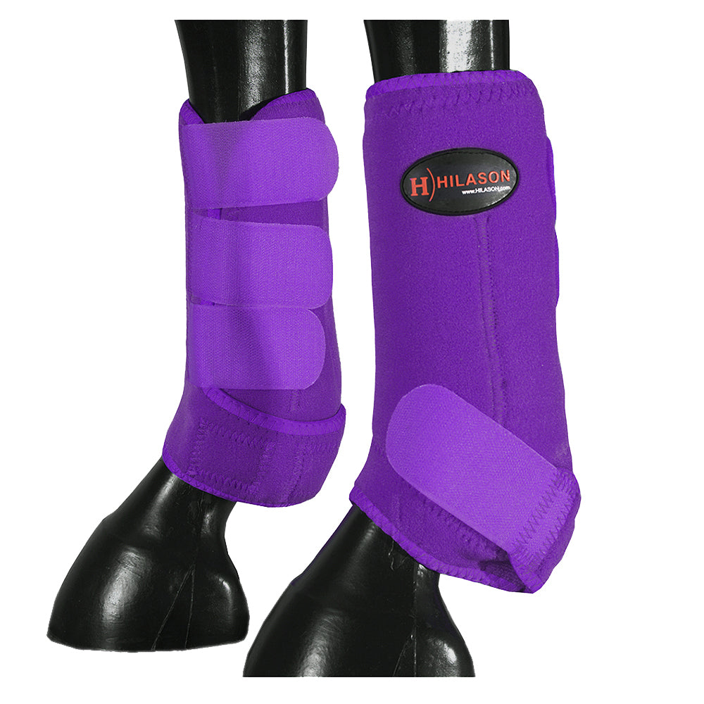 HILASON L M S Horse Rear Hind Leg Sport Boots | Jumping