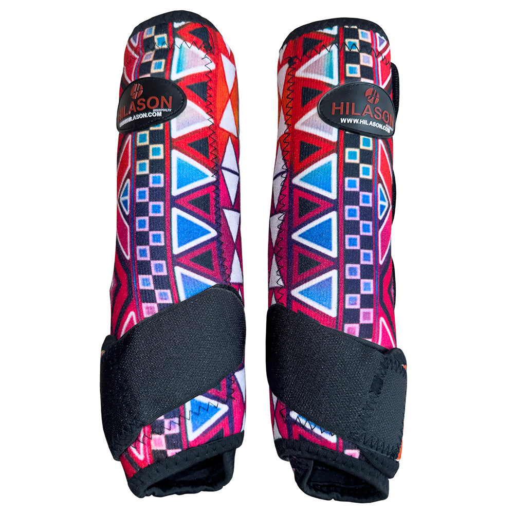 HILASON L M S Horse Front Leg Sport Boots | Jumping Printed