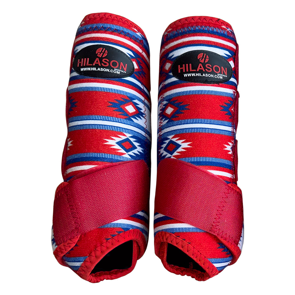 HILASON L M S Horse Front Leg Sport Boots | Jumping Printed