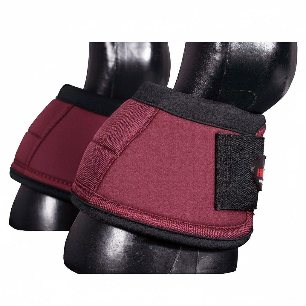 Medium Hilason Horse No Turn Training Protective Shock Absorbing Bell Boots