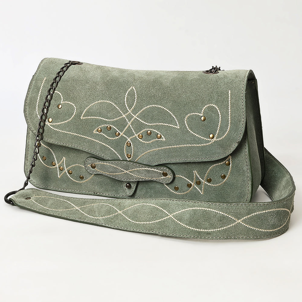 ADBGZX104A Genuine Western Suede Leather women bag