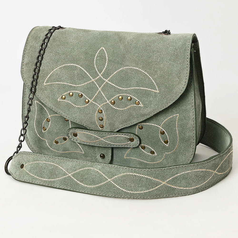 ADBGZX105A Genuine Western Suede Leather women bag