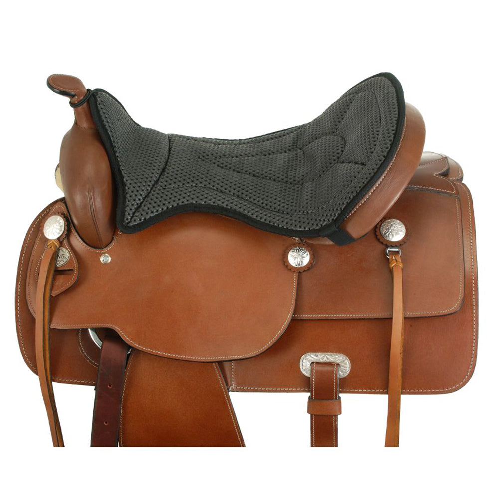 Tough 1 Western Horse Luxury Air Flow Saddle Seat Cover Anti Slip Cushion Black