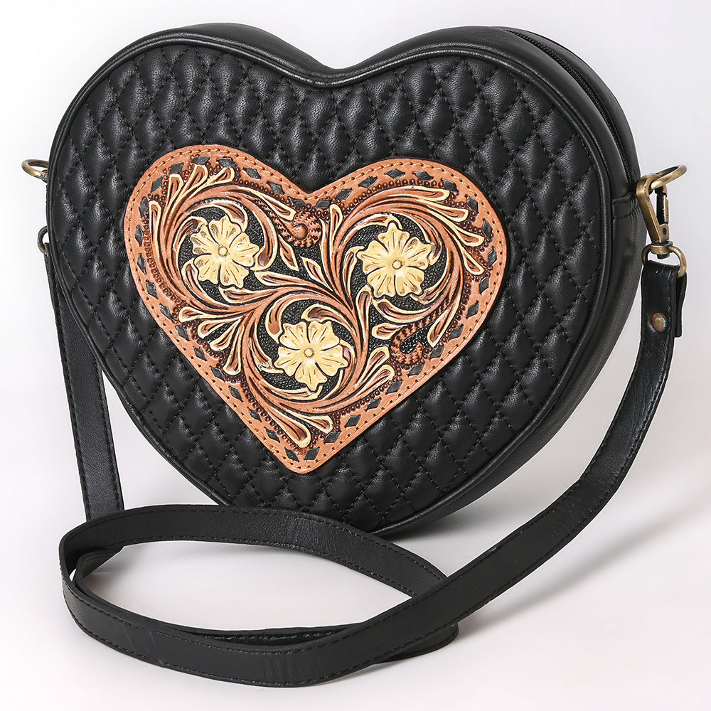 American Darling Canteen Hand Tooled Genuine Leather Women Bag Western Handbag Purse