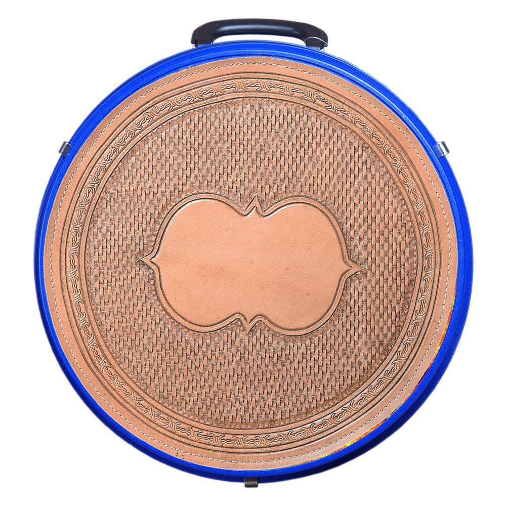 Hilason Medium 4 Ropes Capacity Rope can High Quality Plastic Light Blue