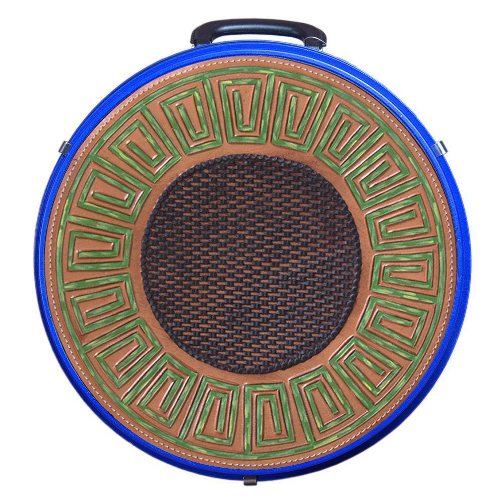 Hilason Medium 4 Ropes Capacity Rope can High Quality Plastic Light Blue