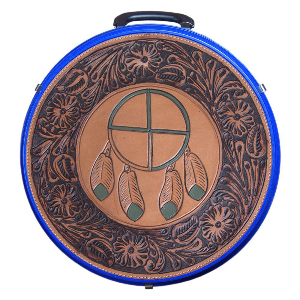 Hilason Medium 4 Ropes Capacity Rope can High Quality Plastic Light Blue