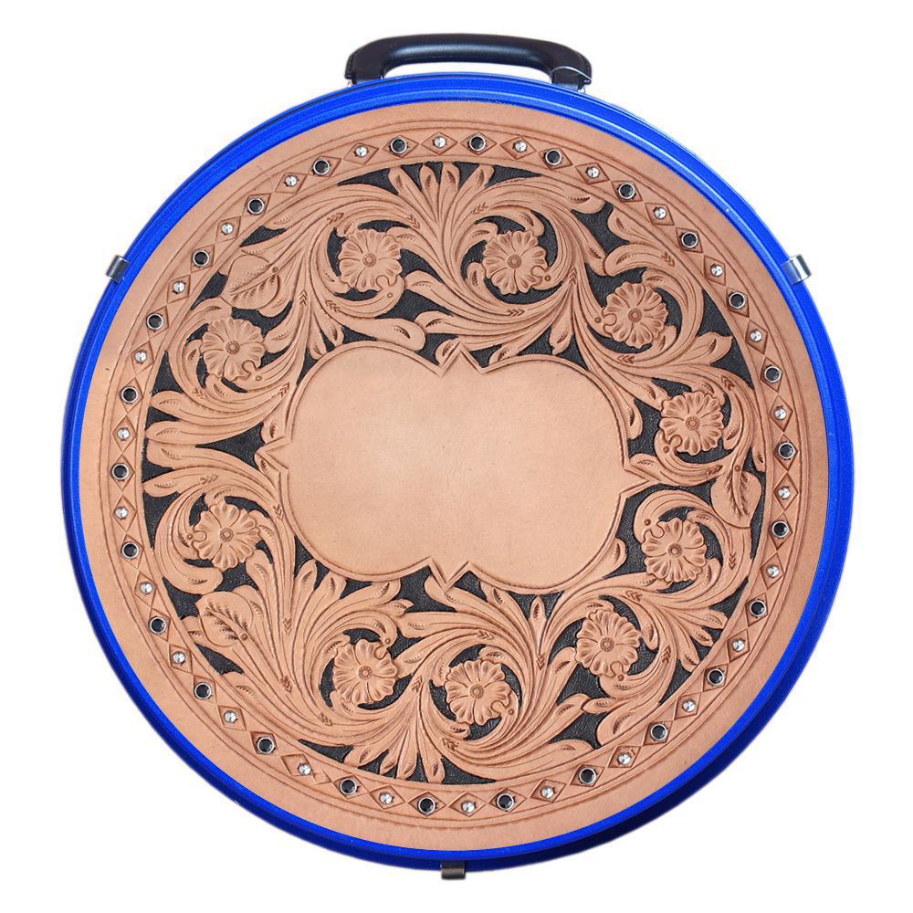 Hilason Medium 4 Ropes Capacity Rope can High Quality Plastic Light Blue