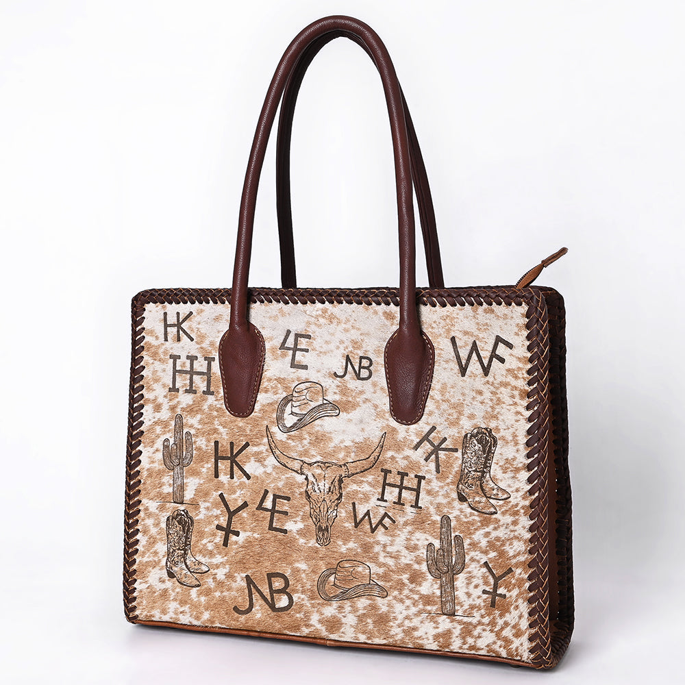American Darling Tote Genuine Leather Women Bag Western Handbag Purse | Hand Tooled Travel