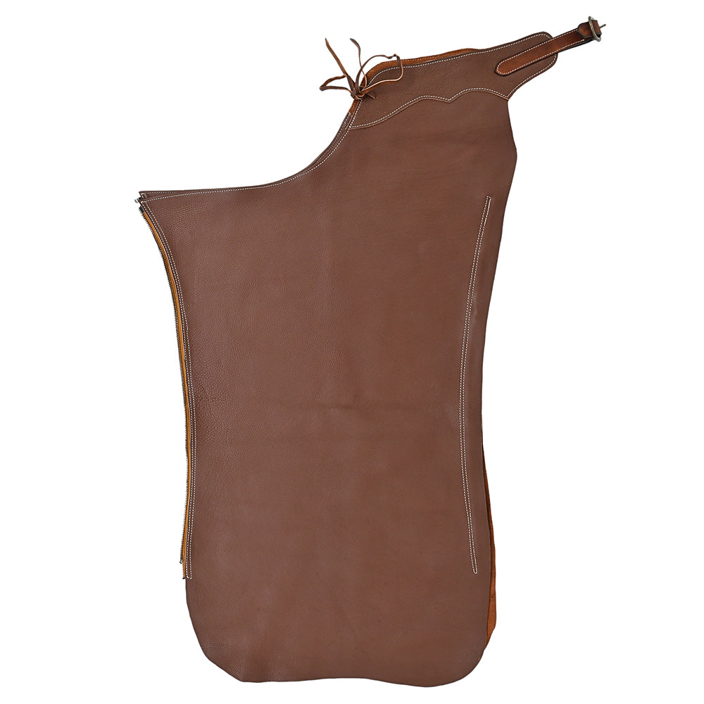 HILASON Western Horse Bull Riding Adult Rodeo Genuine Handmade Leather Chaps