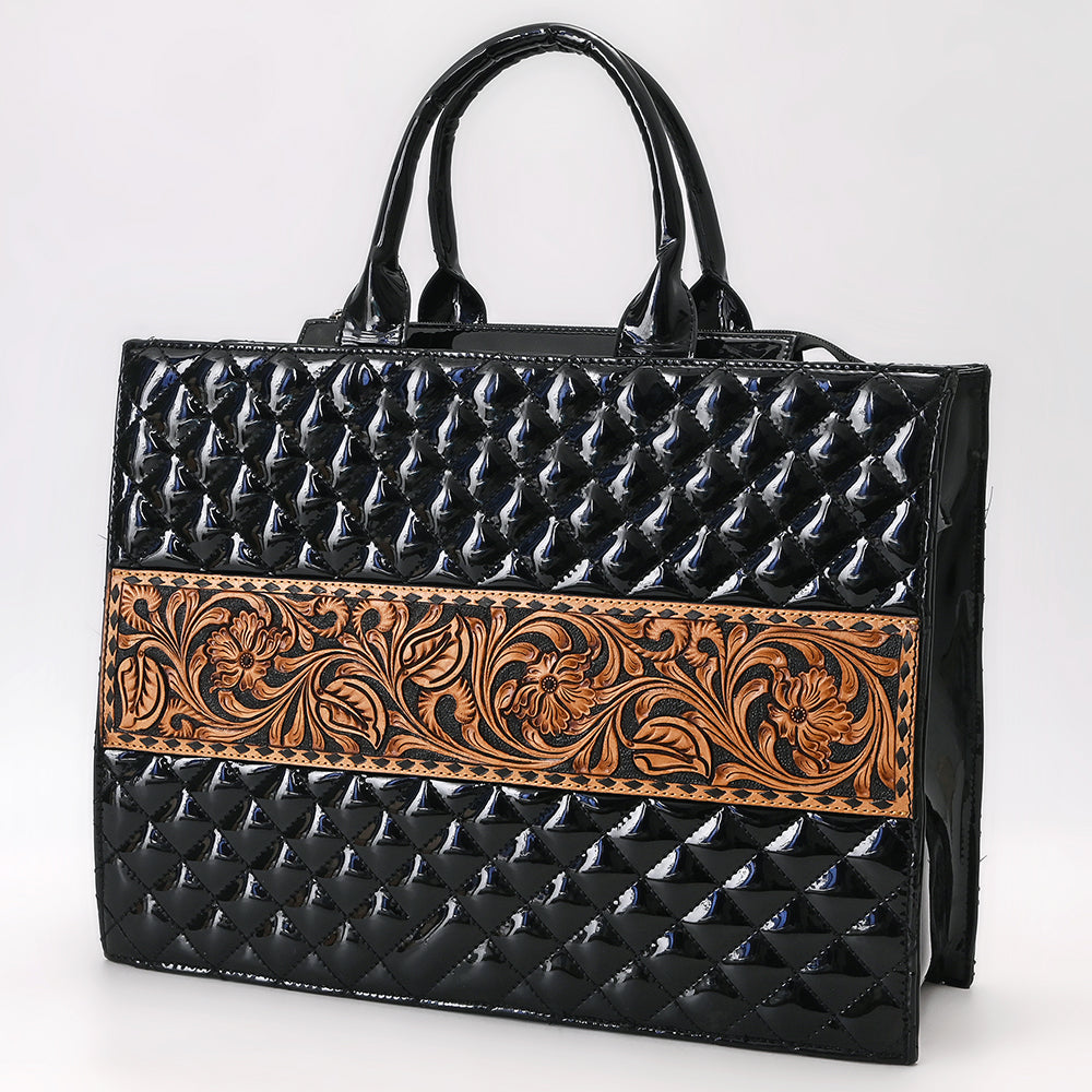 American Darling Tote Hand Tooled Genuine Leather Women Bag Western Handbag Purse