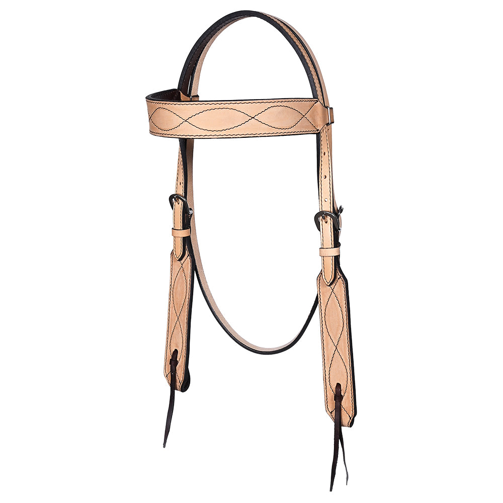 HILASON Western Horse Headstall Breast Collar Set American Leather Floral Carving | Tack for Horses