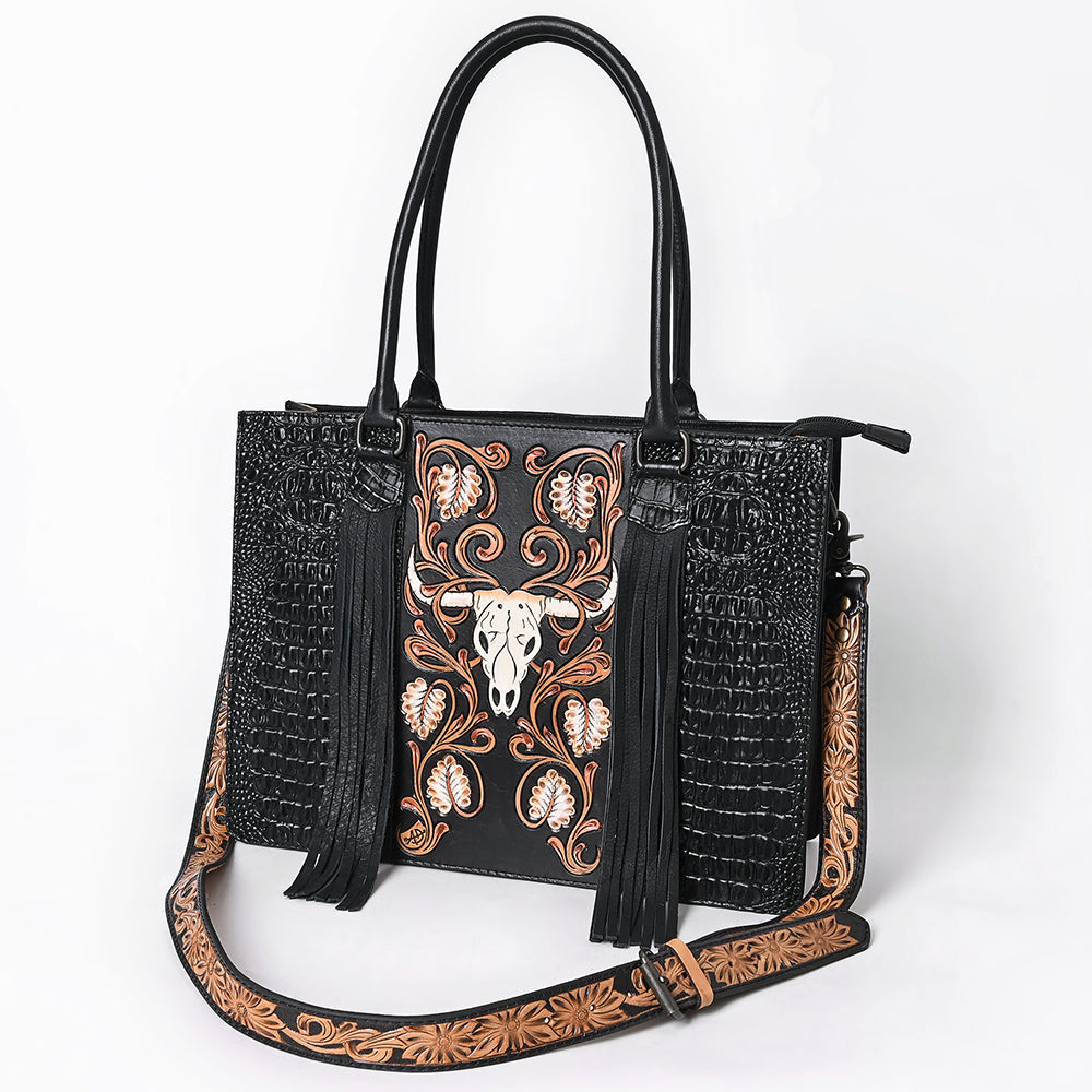 American Darling Tote Hand Tooled Genuine Leather Women Bag Western Handbag Purse| Women's Handbags