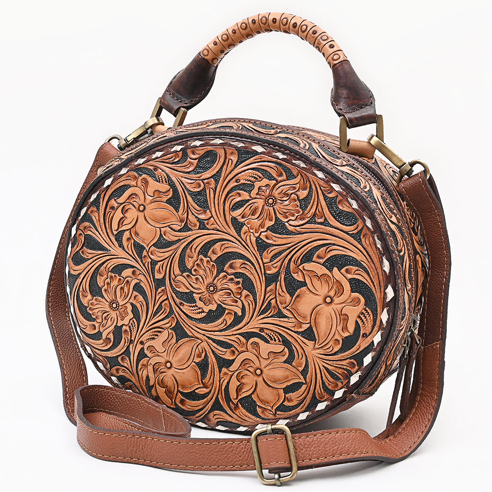 American Darling Canteen Bag Beautifully Hand Tooled Leather women