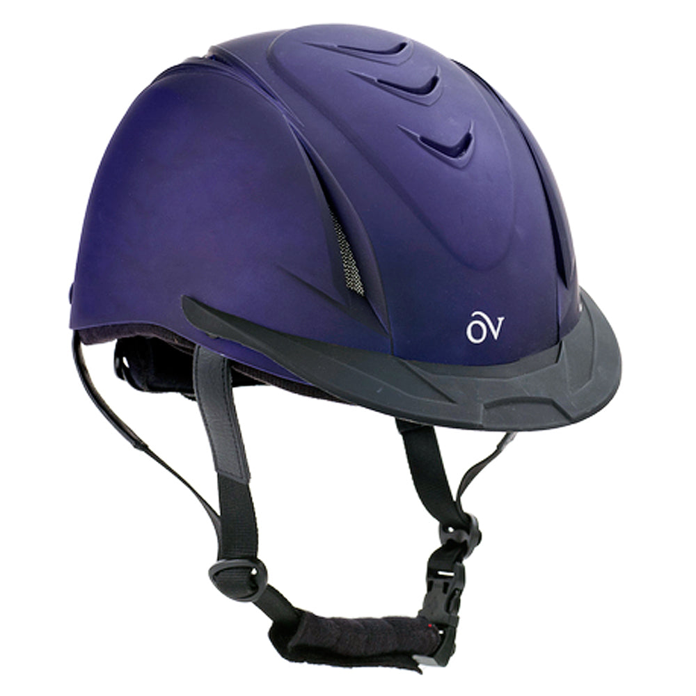 Ovation Horse Riding Metallic Schooler Lightweight Helmets Purple